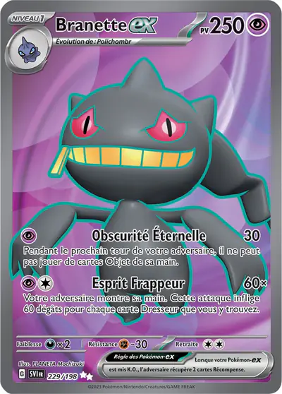 Image de la carte Pokemon Branette ex 229/198