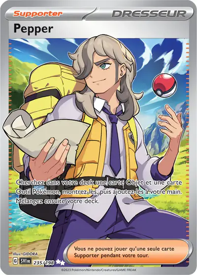Image de la carte Pokemon Pepper 235/198