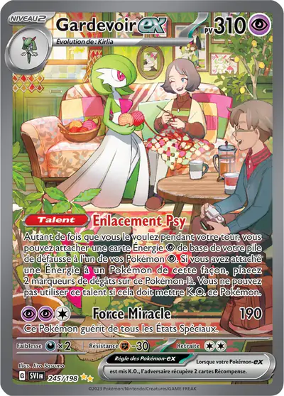 Image de la carte Pokemon Gardevoir ex 245/198