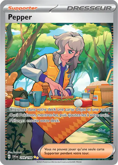 Image de la carte Pokemon Pepper 249/198