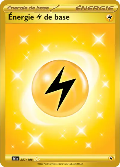 Image de la carte Pokemon Énergie Eletrik de base 257/198