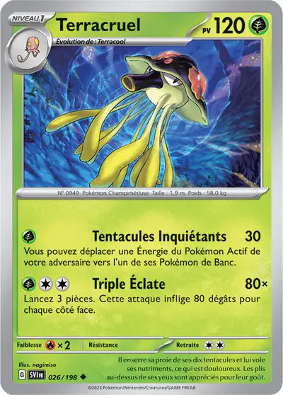 Image de la carte Pokemon Terracruel 026/198