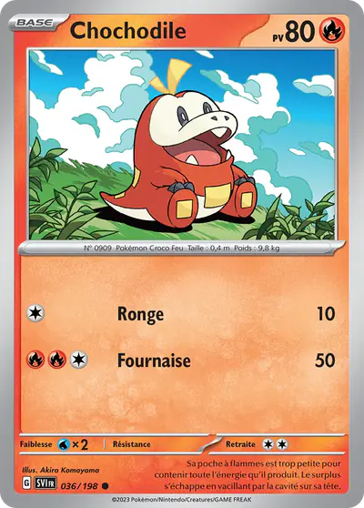 Image de la carte Pokemon Chochodile 036/198