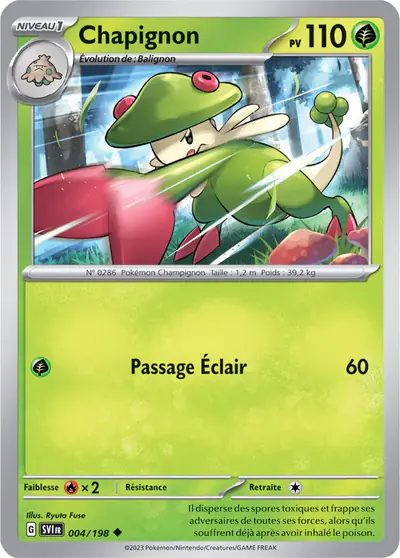 Image de la carte Pokemon Chapignon 004/198