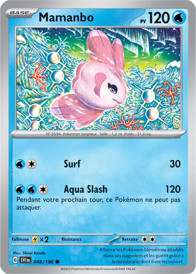 Image de la carte Pokemon Mamanbo 048/198