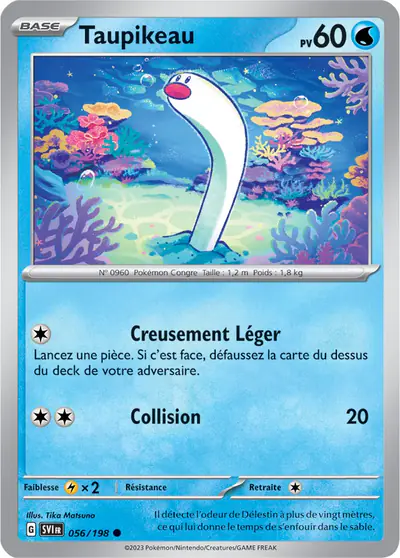 Image de la carte Pokemon Taupikeau 056/198