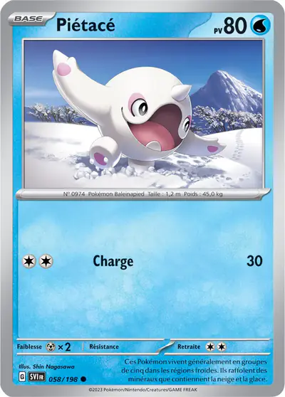 Image de la carte Pokemon Piétacé 058/198