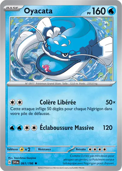 Image de la carte Pokemon Oyacata 061/198
