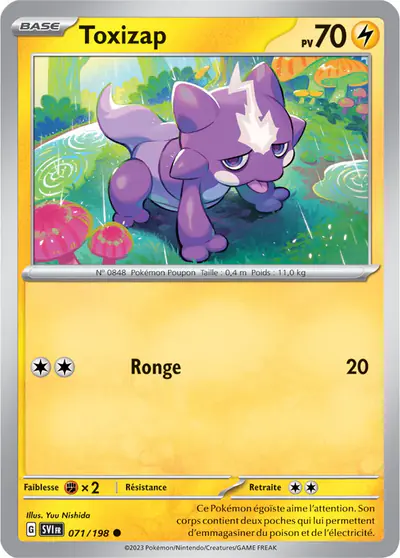 Image de la carte Pokemon Toxizap 071/198