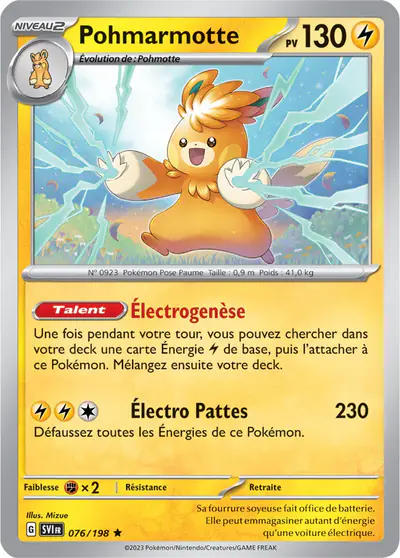 Image de la carte Pokemon Pohmarmotte 076/198