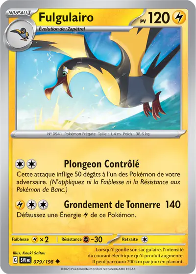 Image de la carte Pokemon Fulgulairo 079/198