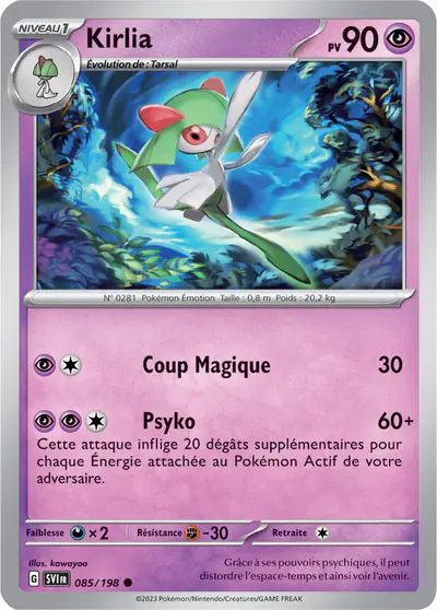 Image de la carte Pokemon Kirlia 085/198