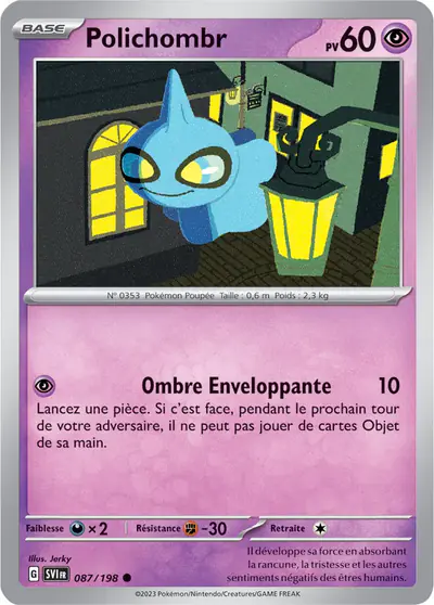 Image de la carte Pokemon Polichombr 087/198