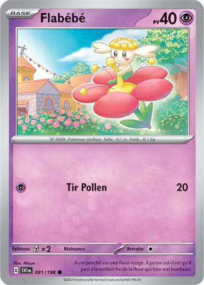 Image de la carte Pokemon Flabébé 091/198