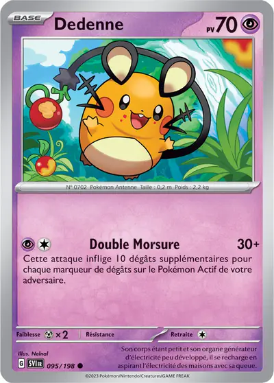 Image de la carte Pokemon Dedenne 095/198