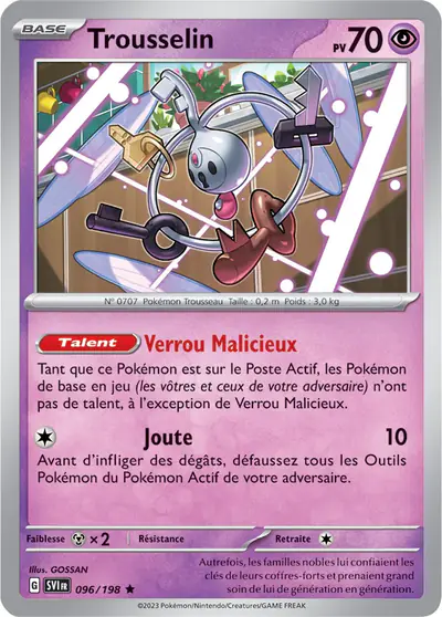 Image de la carte Pokemon Trousselin 096/198