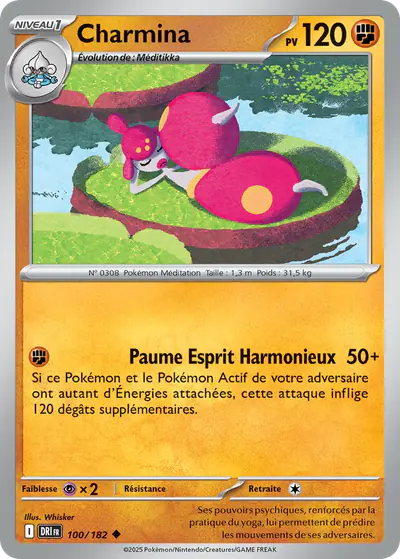 Image de la carte Pokemon Charmina 100/182