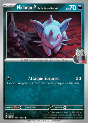 Nidoran♀ de la Team Rocket 114/182