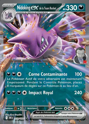Nidoking ex de la Team Rocket 119/182