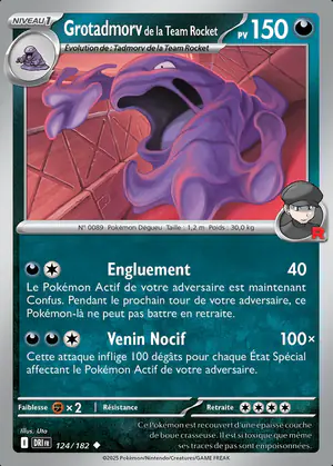 Grotadmorv de la Team Rocket 124/182