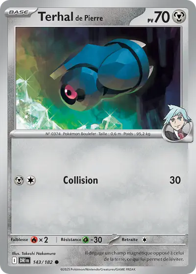 Image de la carte Pokemon Terhal de Pierre 143/182