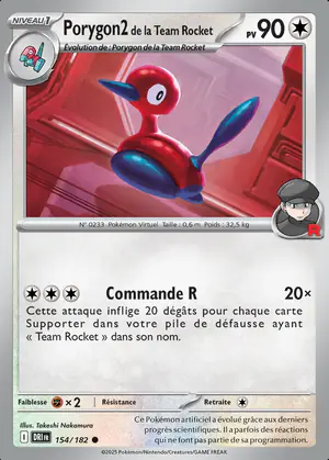 Porygon2 de la Team Rocket 154/182