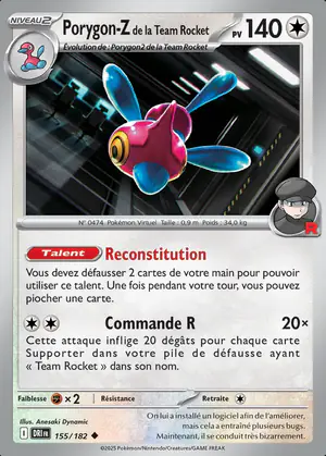 Porygon-Z de la Team Rocket 155/182