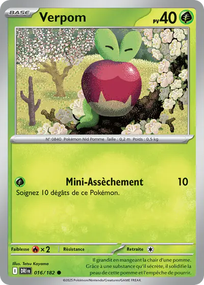 Image de la carte Pokemon Verpom 016/182