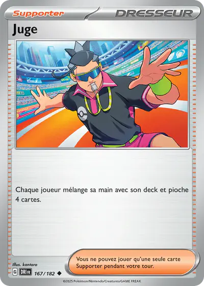 Image de la carte Pokemon Juge 167/182