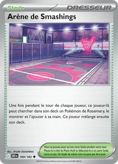 Image de la carte Pokemon Arène de Smashings 169/182