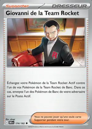 Giovanni de la Team Rocket 174/182