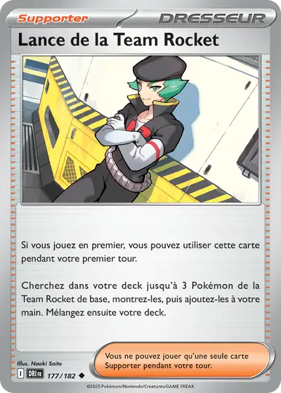 Image de la carte Pokemon Lance de la Team Rocket 177/182