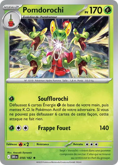 Image de la carte Pokemon Pomdorochi 018/182