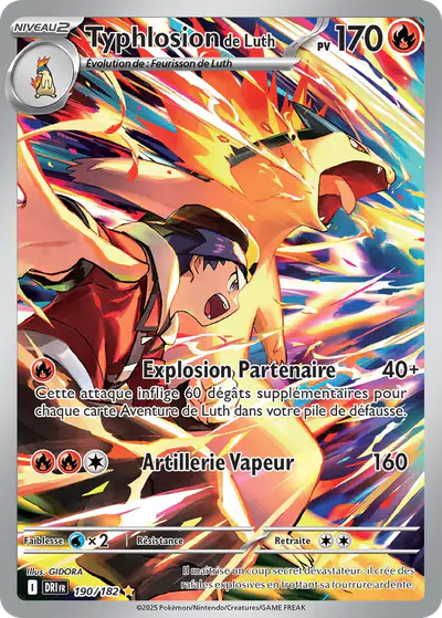 Image de la carte Pokemon Typhlosion de Luth 190/182