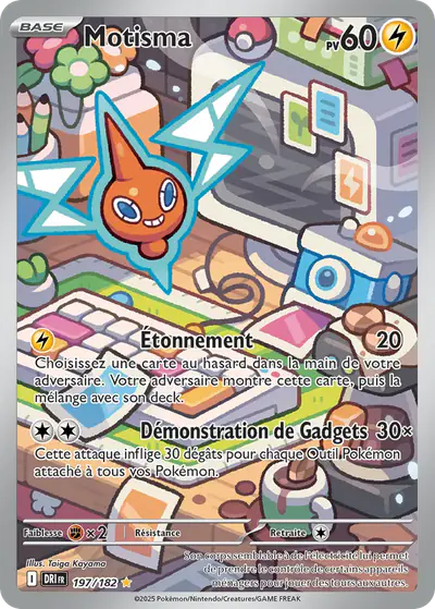 Image de la carte Pokemon Motisma 197/182