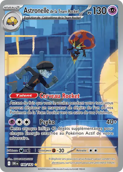 Image de la carte Pokemon Astronelle de la Team Rocket 198/182
