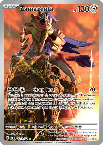 Image de la carte Pokemon Zamazenta 201/182