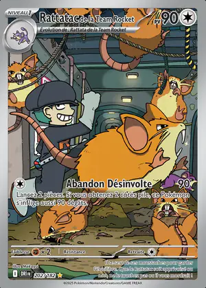 Rattatac de la Team Rocket 202/182