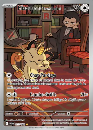 Miaouss de la Team Rocket 203/182