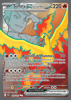 Sulfura ex de la Team Rocket 208/182