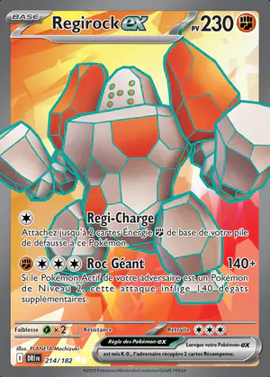 Regirock ex 214/182
