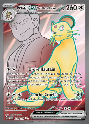 Persian ex de la Team Rocket 219/182