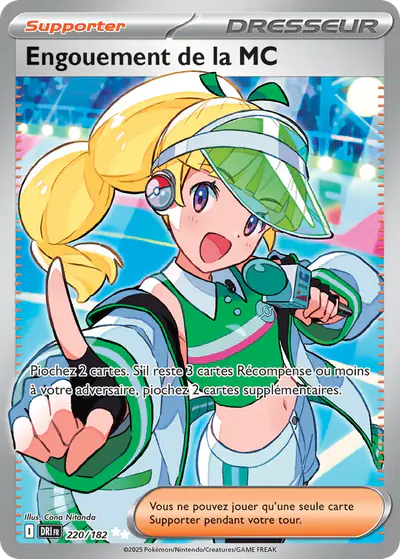 Image de la carte Pokemon Engouement de la MC 220/182