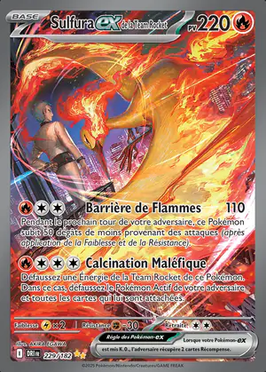 Sulfura ex de la Team Rocket 229/182