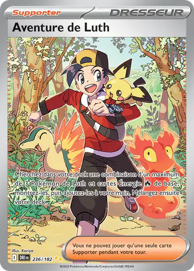 Image de la carte Pokemon Aventure de Luth 236/182