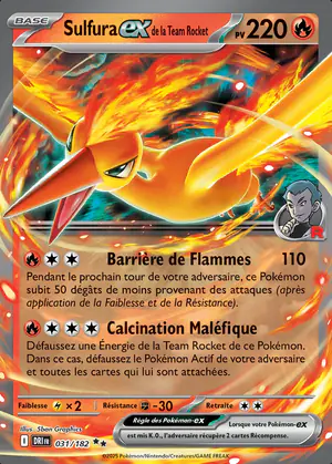 Sulfura ex de la Team Rocket 031/182
