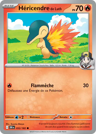 Image de la carte Pokemon Héricendre de Luth 032/182