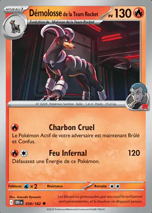 D&eacute;molosse de la Team Rocket 038/182