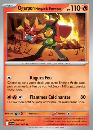 Ogerpon Masque du Fourneau 044/182