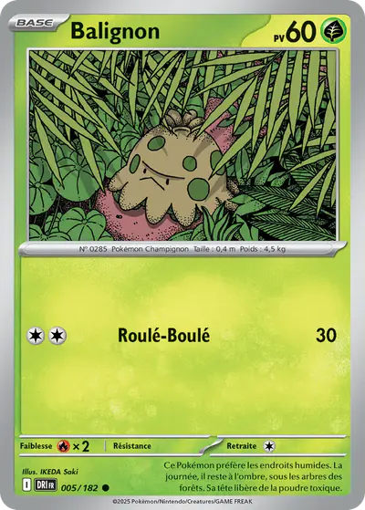 Image de la carte Pokemon Balignon 005/182